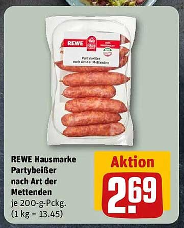 REWE Hausmarke Partybeißer nach Art der Mettenden