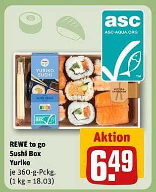 REWE to go Sushi Box Yuriko