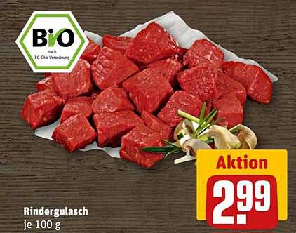Rindergulasch BIO nach EG-Öko-Verordnung