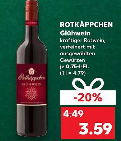 ROTKÄPPCHEN Glühwein 0,75 l