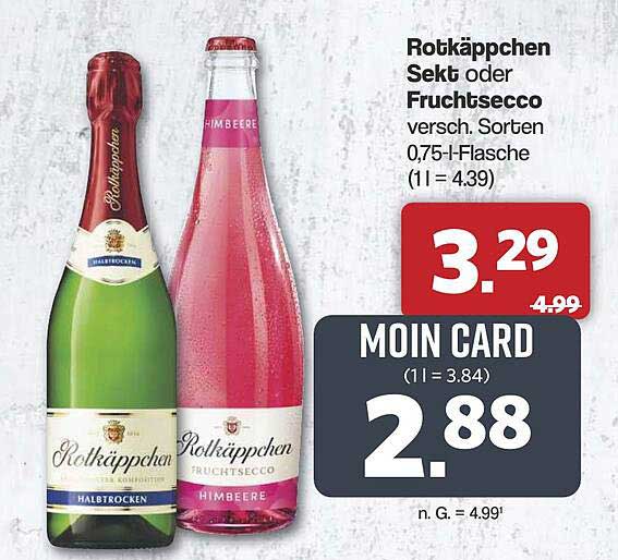 Rotkäppchen Sekt oder Fruchtsecco 0,75 l-Flasche