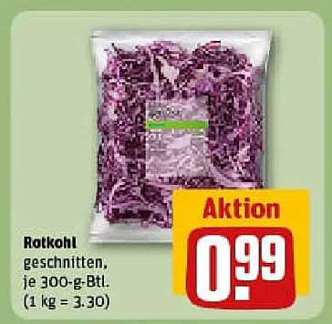 Rotkohl, geschnitten, je 300-g-Btl.