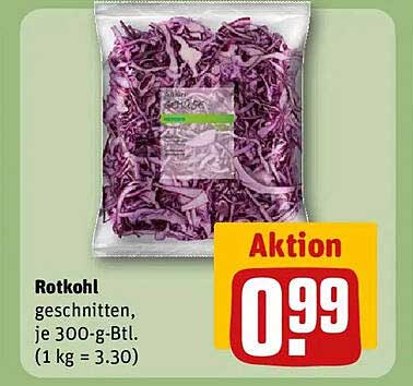 Rotkohl, geschnitten, je 300-g-Btl.