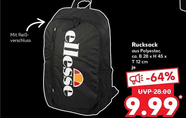 Rucksack aus Polyester - Jetzt für nur 9,99 €