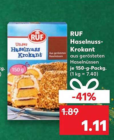 RUF Haselnuss-Krokant 150 g