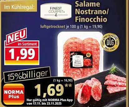 Salame Nostrano/Finocchio - luftgetrocknet