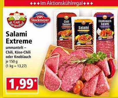 Salami Extreme – ummantelt mit Chili, Käse-Chili oder Knoblauch