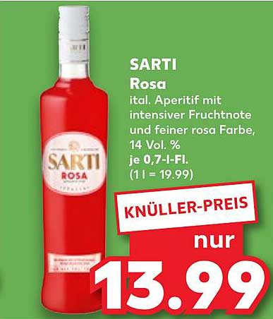 SARTI Rosa - Italienischer Aperitif