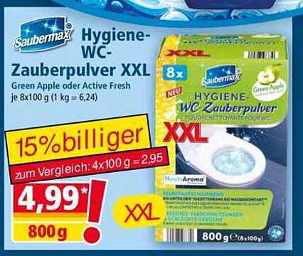 Saubermax Hygiene-WC-Zauberpulver XXL