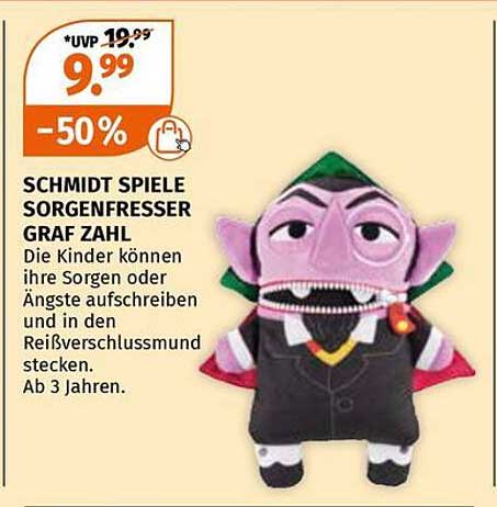 SCHMIDT SPIELE SORGENFRESSER GRAF ZAHL