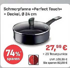 Schmorpfanne »Perfect Touch« + Deckel, Ø 24 cm