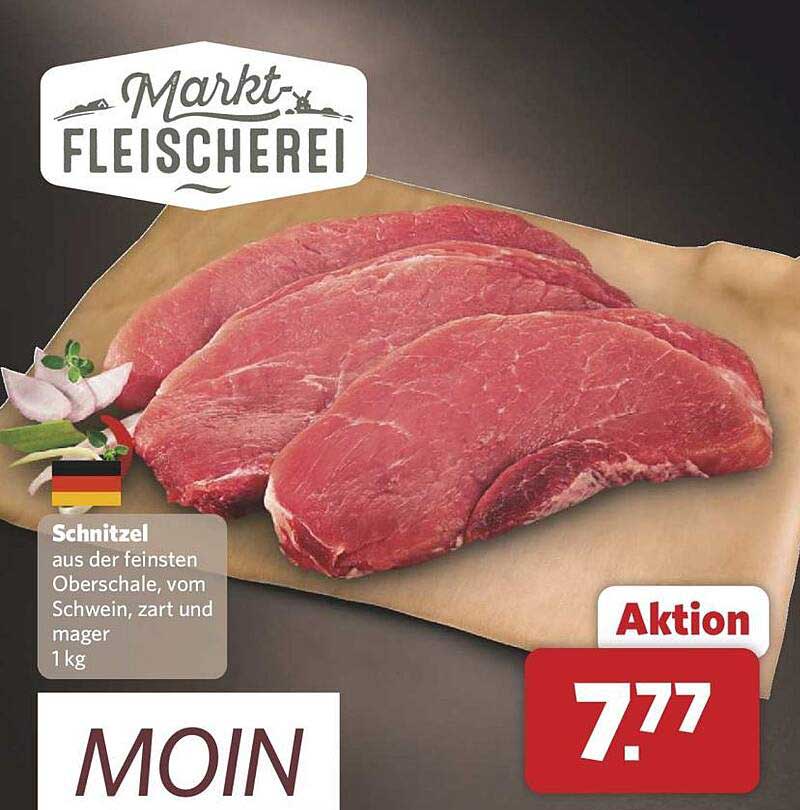 Schnitzel aus der feinsten Oberschale, vom Schwein, zart und mager (1 kg)