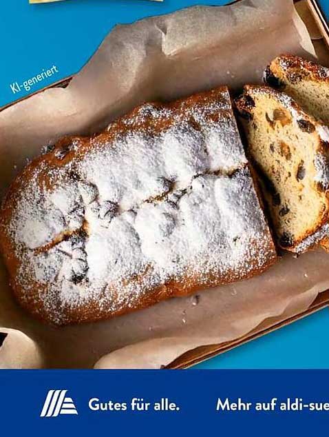 Schokoladen-Nusstorte mit Puderzucker