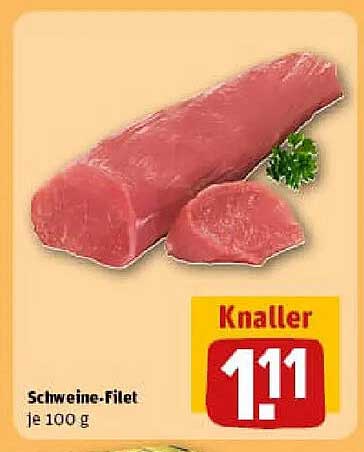 Schweine-Filet je 100 g