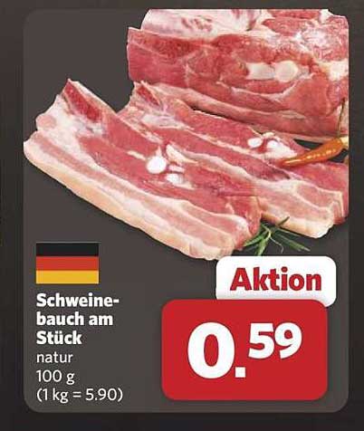 Schweinebauch am Stück