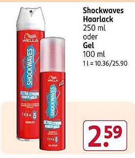 Shockwaves Haarspray 250 ml oder Gel 100 ml