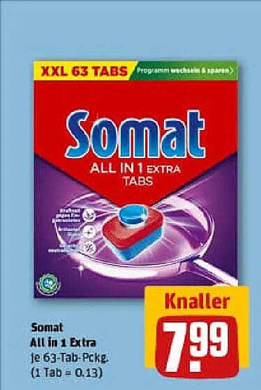Somat All in 1 Extra XXL 63 Tabs