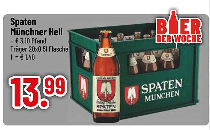 Spaten Münchner Hell - Bier der Woche