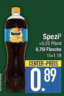 SPEZI 0,75L PET-Flasche