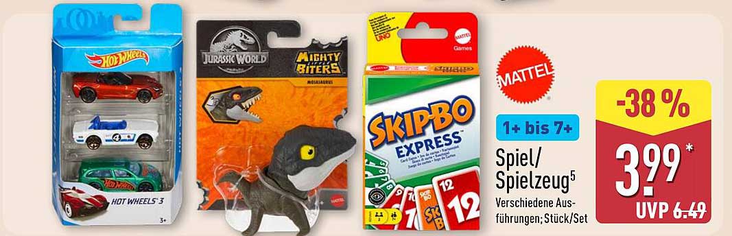 SPIEL/SPIELZEUG - Verschiedene Ausführungen; Stück/Set