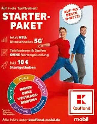 STARTER-PAKET - Ultra-schnelles 5G von Kaufland mobil