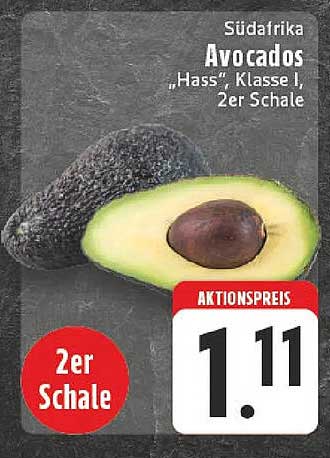 Südafrika Avocados "Hass" Klasse I, 2er Schale