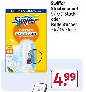 Swiffer Staubmagnet Nachfüller 5/7/9 Stück oder Bodentücher 24/36 Stück