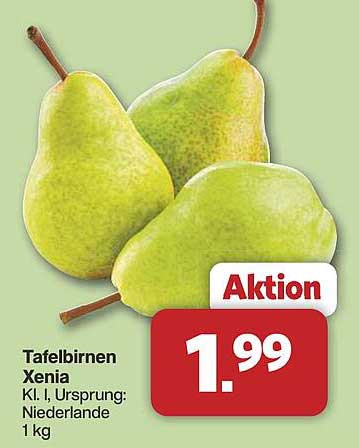 Tafelbirnen Xenia - Frische aus den Niederlanden