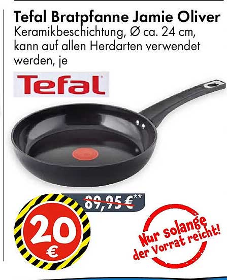 Tefal Bratpfanne Jamie Oliver, Ø ca. 24 cm
