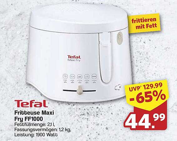 Tefal Fritteuse Maxi Fry FF1000