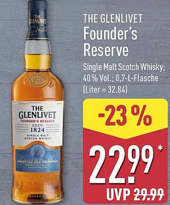 THE GLENLIVET Founder’s Reserve - Single Malt Scotch Whisky