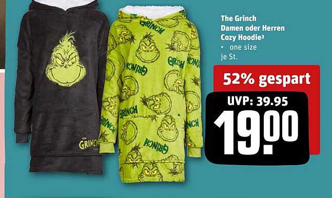 The Grinch Damen oder Herren Cozy Hoodie