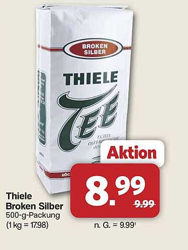 Thiele Broken Silber Tee 500-g-Packung
