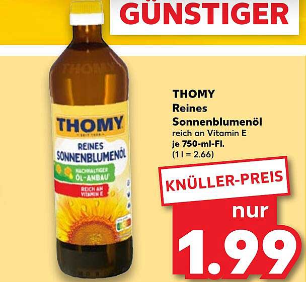 THOMY Reines Sonnenblumenöl 750 ml