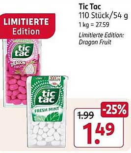 Tic Tac – Limitierte Edition: Dragon Fruit