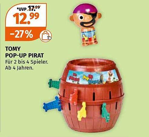 TOMY POP-UP PIRAT - Familienspaß für Jung und Alt!