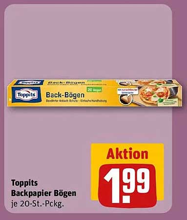 Toppits Backpapier Bögen je 20-St.-Pckg.