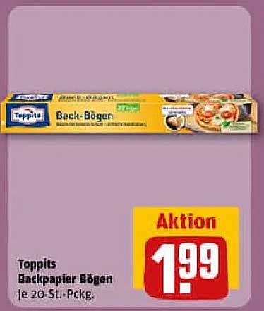 Toppits Backpapier Bögen (je 20-St.-Pckg.)