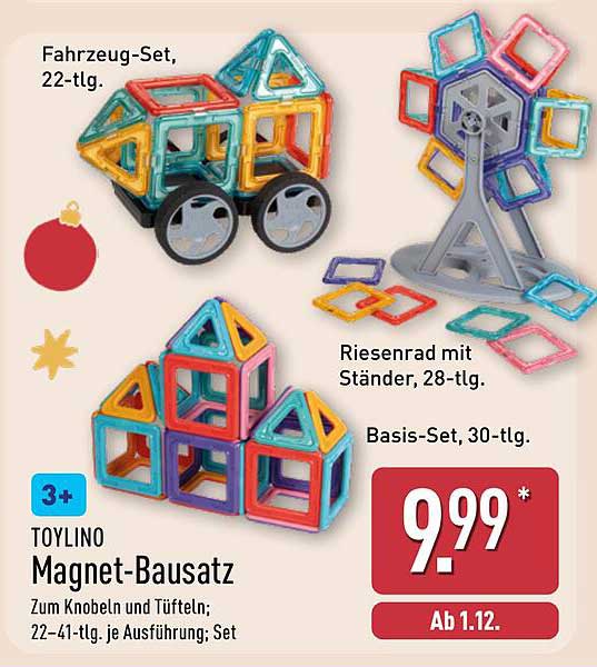 TOYLINO Magnet-Bausatz - 22-tlg.