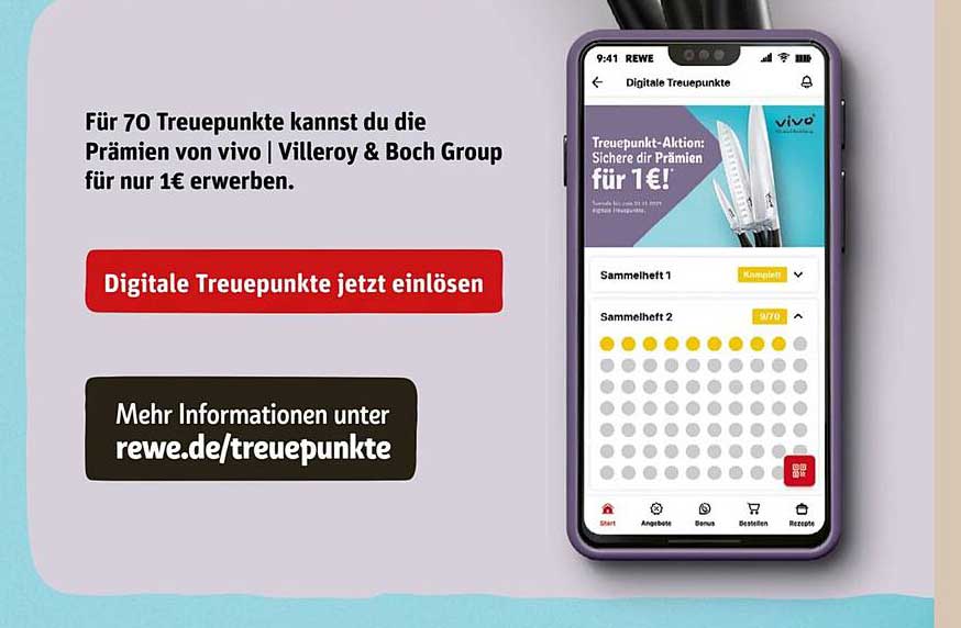 Treuepunkt-Aktion: Sichere dir Prämien von vivo | Villeroy & Boch Group für nur 1€
