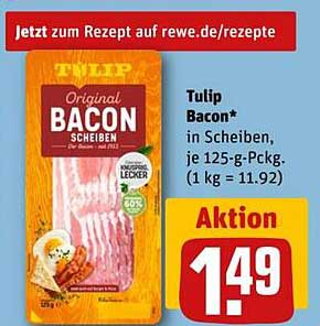 Tulip Bacon Scheiben in 125-g-Packung