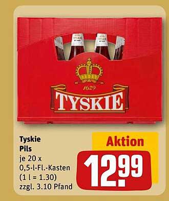 Tyskie Pils - Kasten (je 20 x 0,5 l)