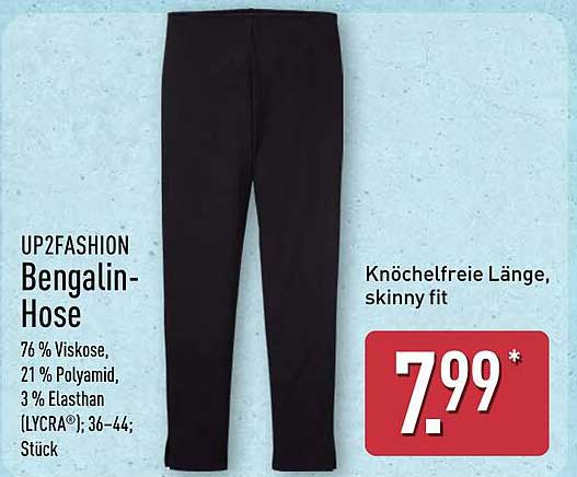 UP2FASHION Bengalinhose in knöchelfreier Länge, skinny fit