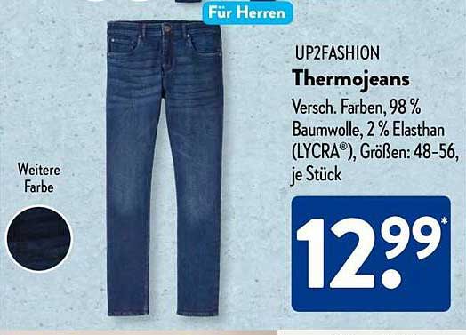 UP2FASHION Thermojeans für Herren