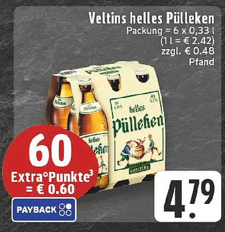 Veltins Helles Pülleken – 6er Packung