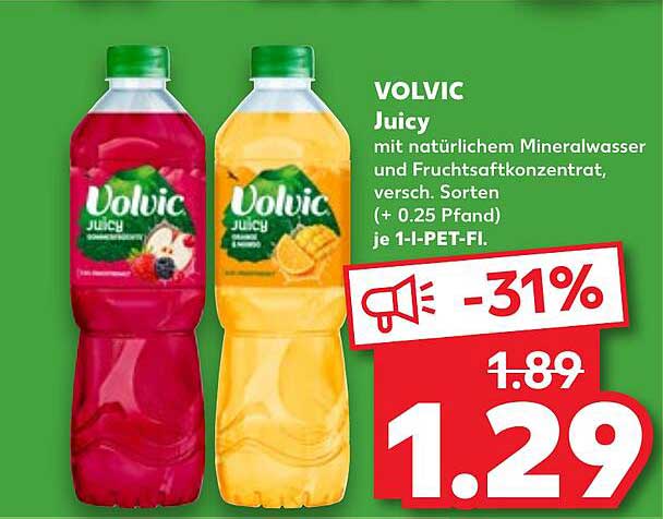 VOLVIC Juicy - Erfrischung für jeden Geschmack