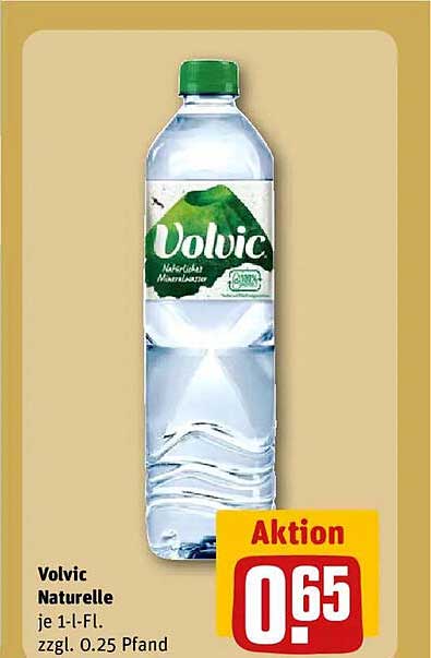 Volvic Naturelle 1-Liter-Flasche zum Aktionspreis