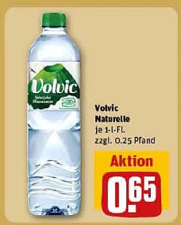 Volvic Naturelle 1L Flasche zum Aktionspreis