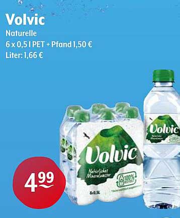 Volvic Naturelle 6 x 0,5 l PET