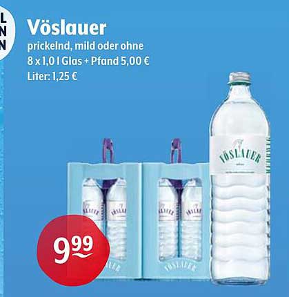 Vöslauer Wasser – prickelnd, mild oder ohne